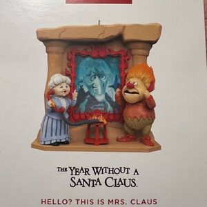 *SOLD *2024 Hallmark “The year without a Santa clause” ornament